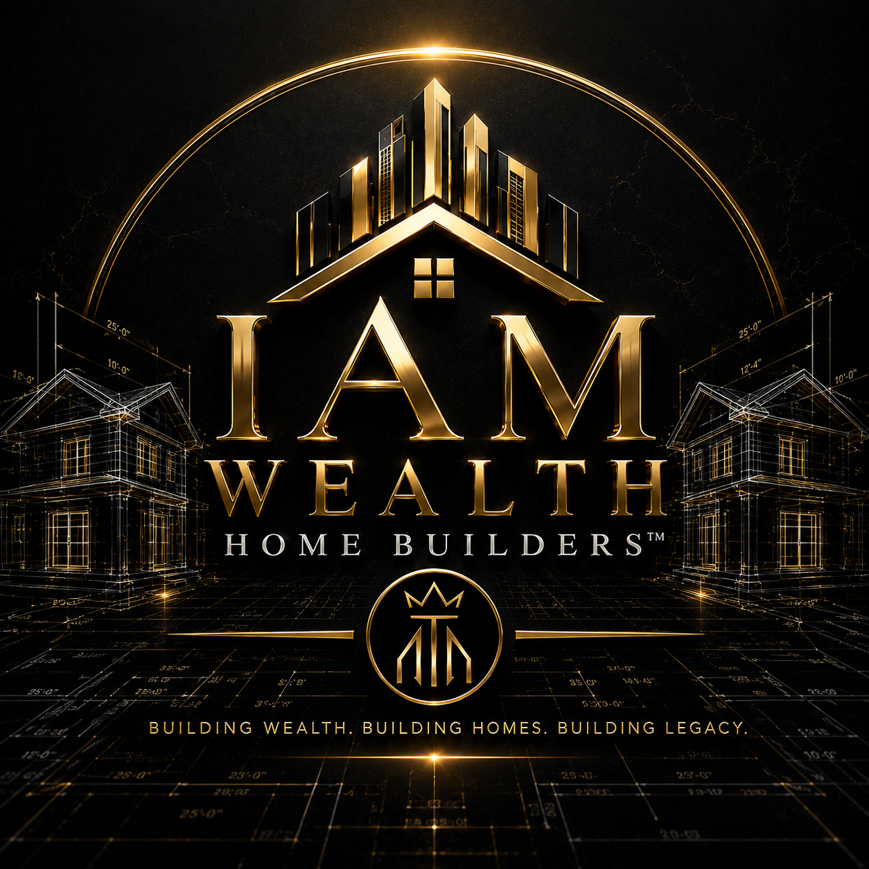 I AM Wealth Home Builders emblem